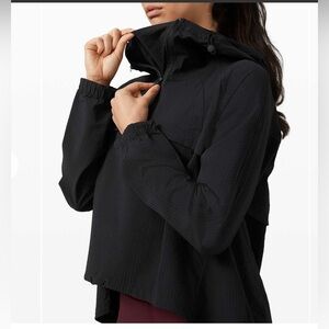 Lululemon Seek Vistas 1/2 Zip Jacket Packable Black Small